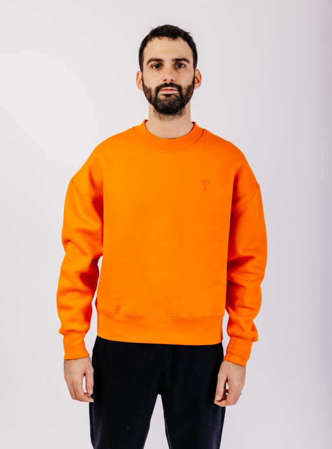 sweatshirt ami de coeur orange