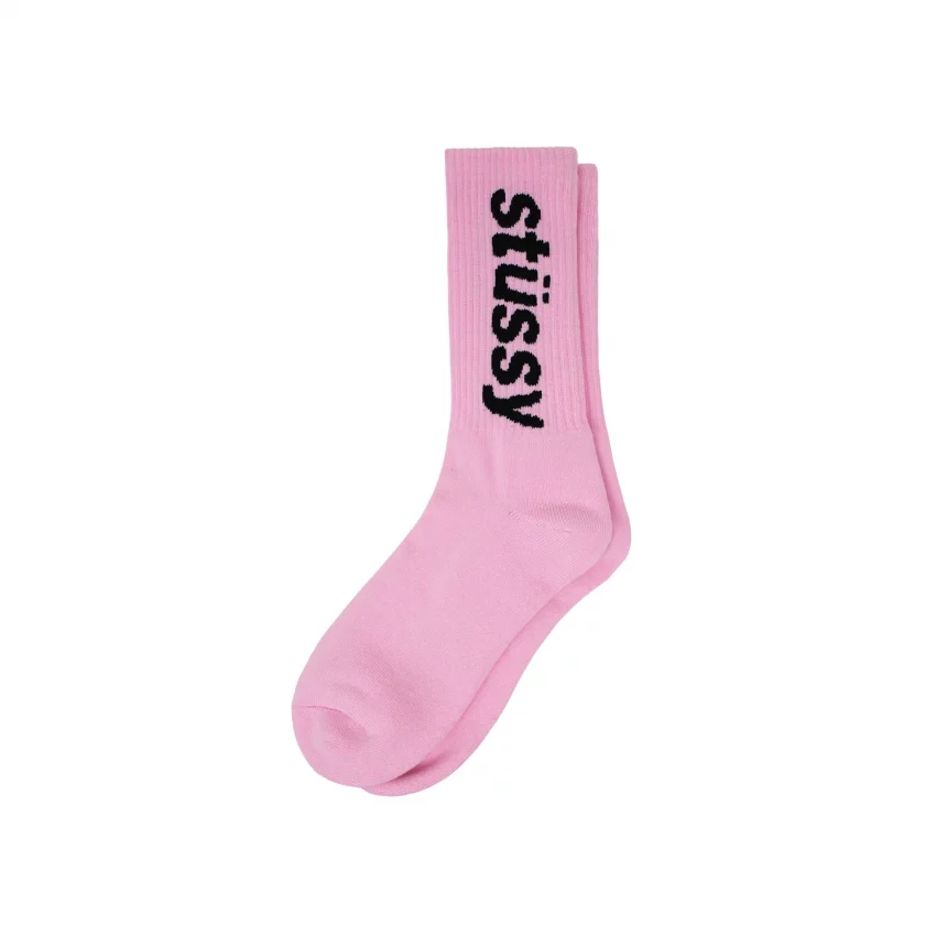 138845 Chaussettes rose Stussy