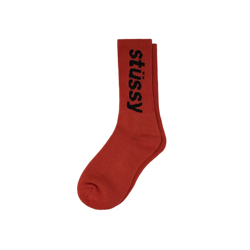 138845 Chaussettes rouge Stussy