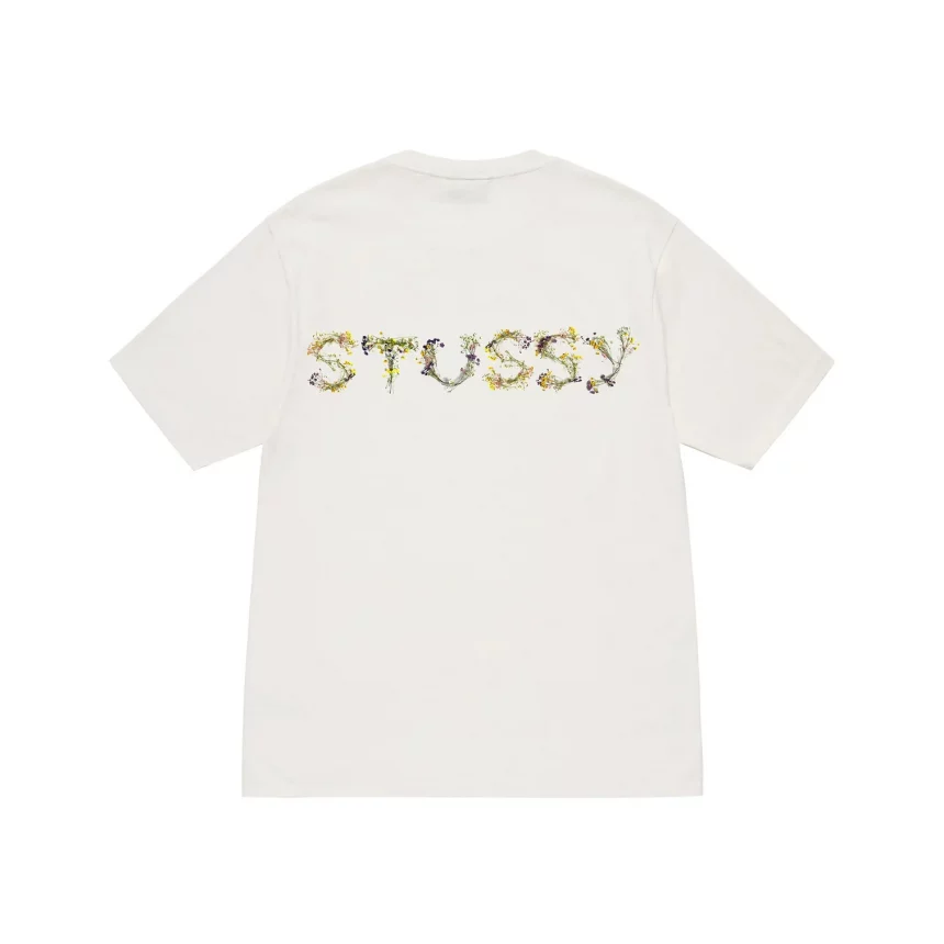 1904881 T-shirt Blanc Bokay pigment dyed Stussy 2
