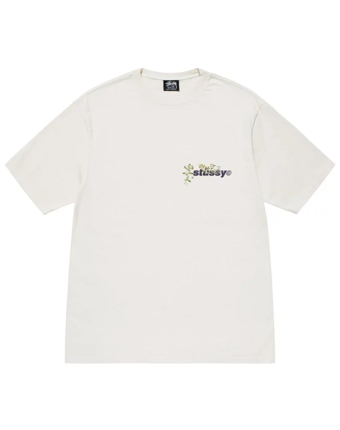 1904881 T-shirt Blanc Bokay pigment dyed Stussy