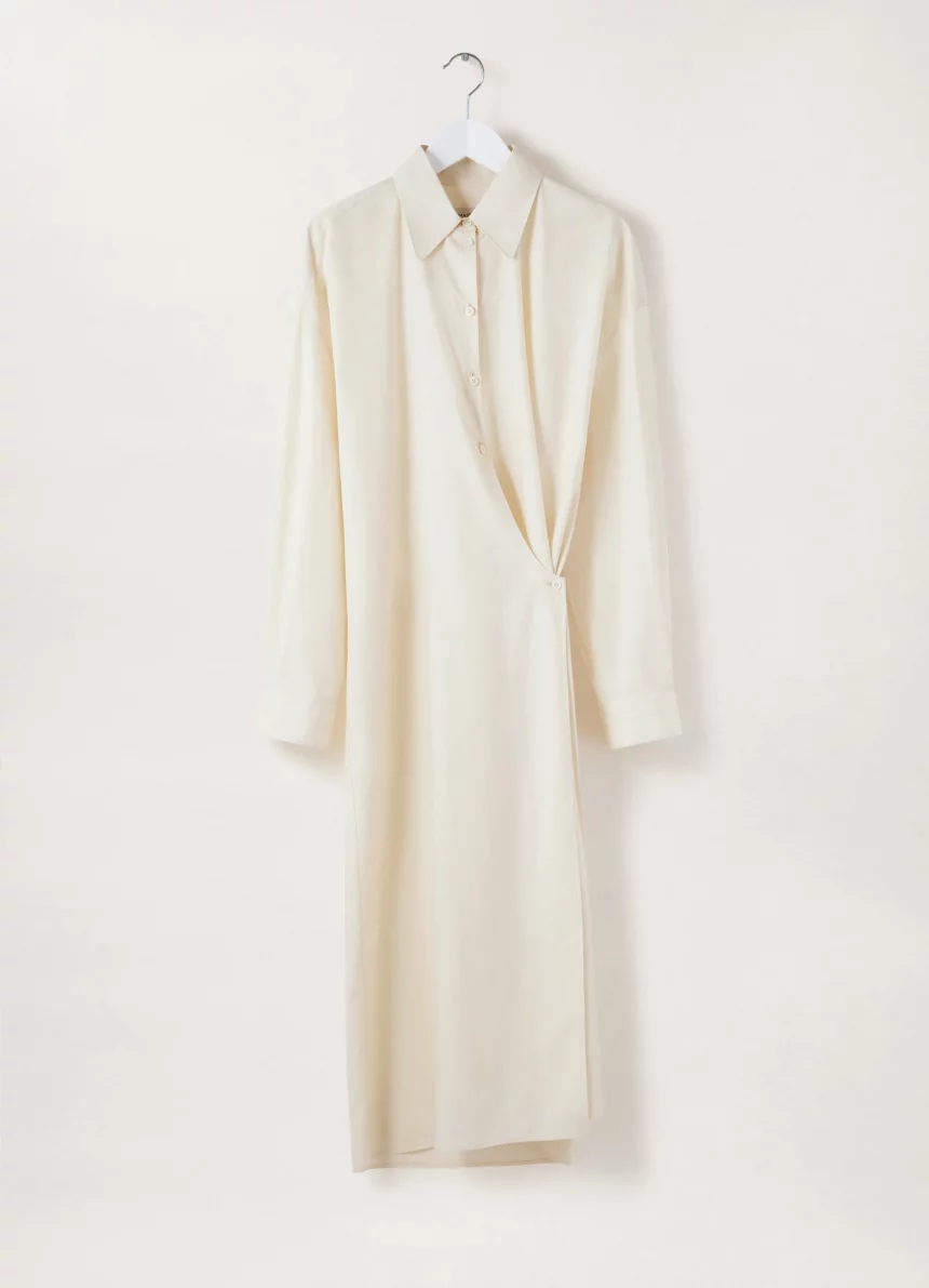 Robe Cream DR1024 LF588 Lemaire