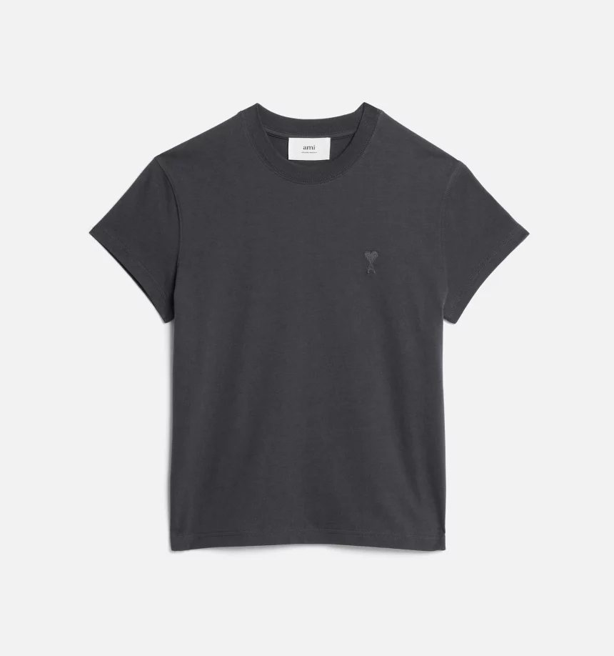 T-shirt heather grey Ami Paris UTS004.726