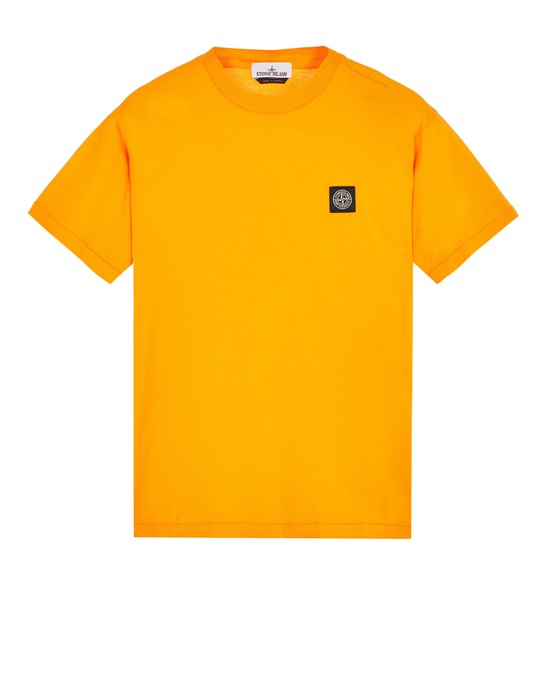 101524113 stone island tshirt orange