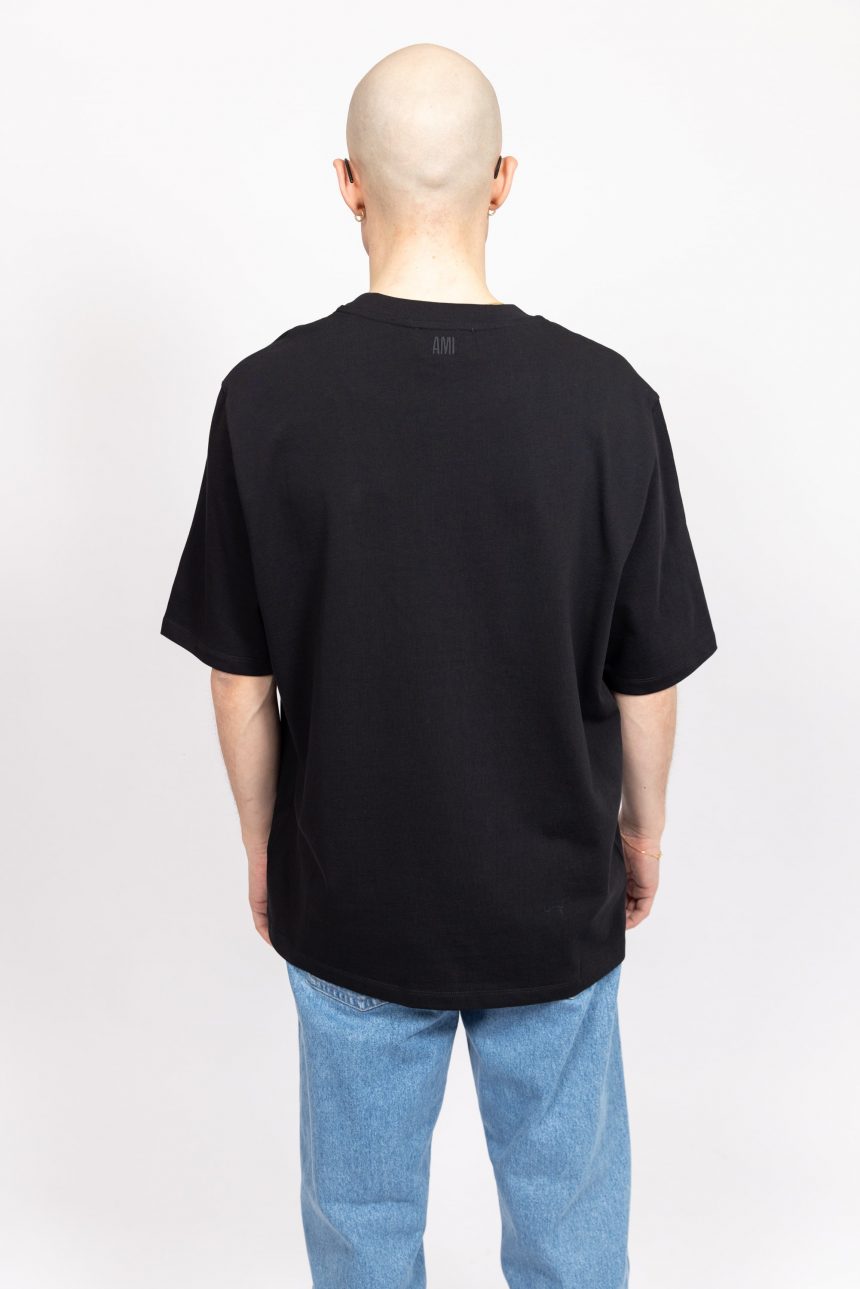UTS004.726009 T-shirt noir Ami Paris 3