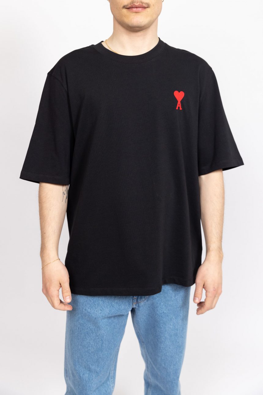 UTS004.726009 T-shirt noir Ami Paris