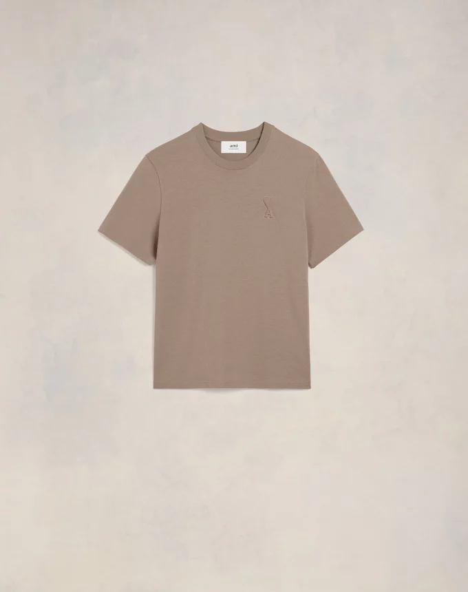 t-shirt UTS025.726193 beige ami paris, ali paris, farfetch, google shopping