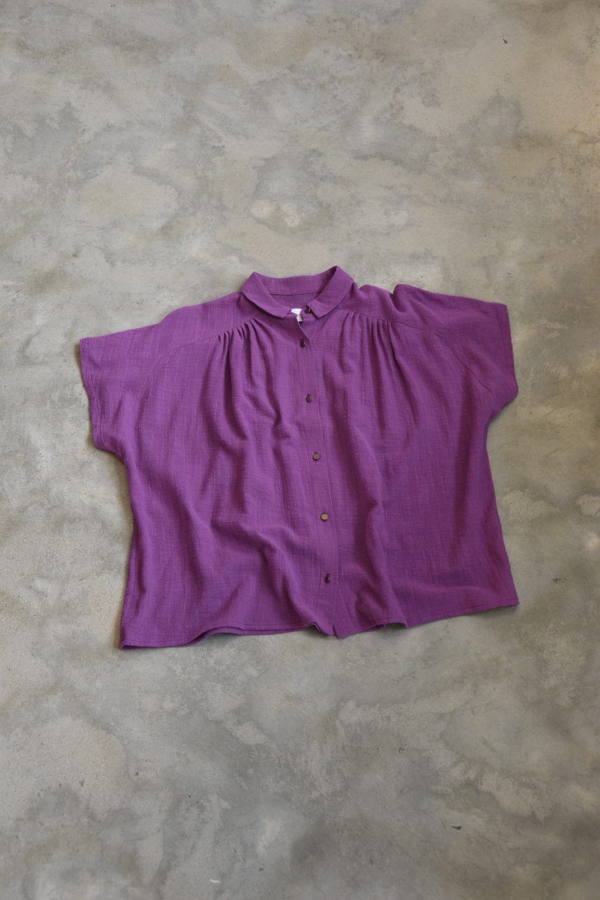 Chemise violet, chemise Beryl sixsoeurs